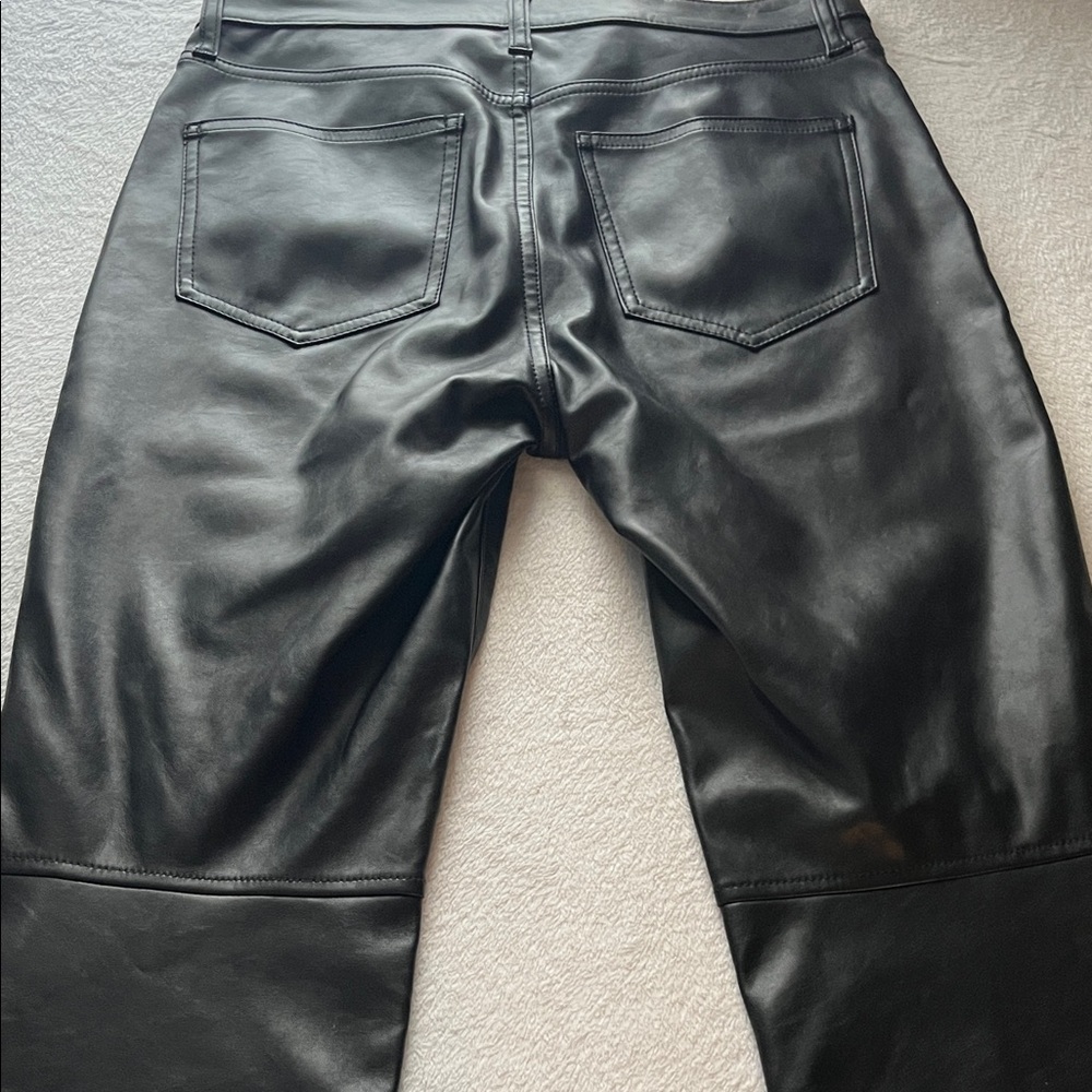 GAP Faux Leather Pants - Picture 9 of 9